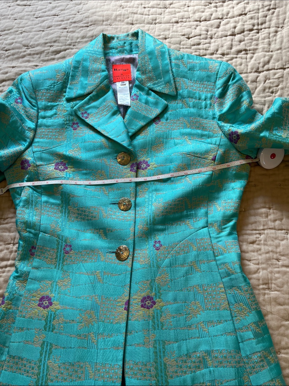 Bazar by Christian Lacroix Blazer jacket size 38 - Picture 6 of 8
